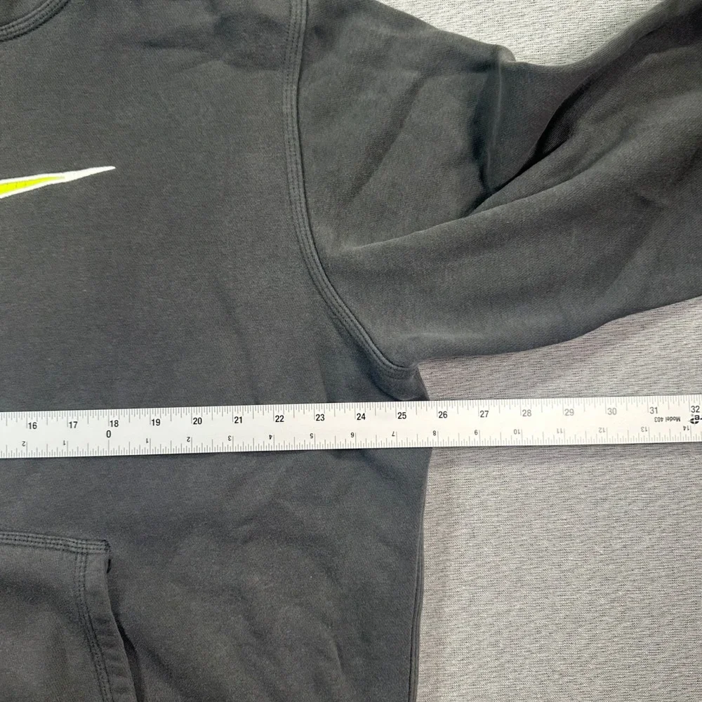 VTG Nike Men's‎ XL Gray Pullover Hoodie Athletic Swoosh Logo Casual Y2K